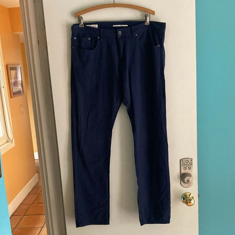 Reiss Mens Size 36 Cotton Pants 